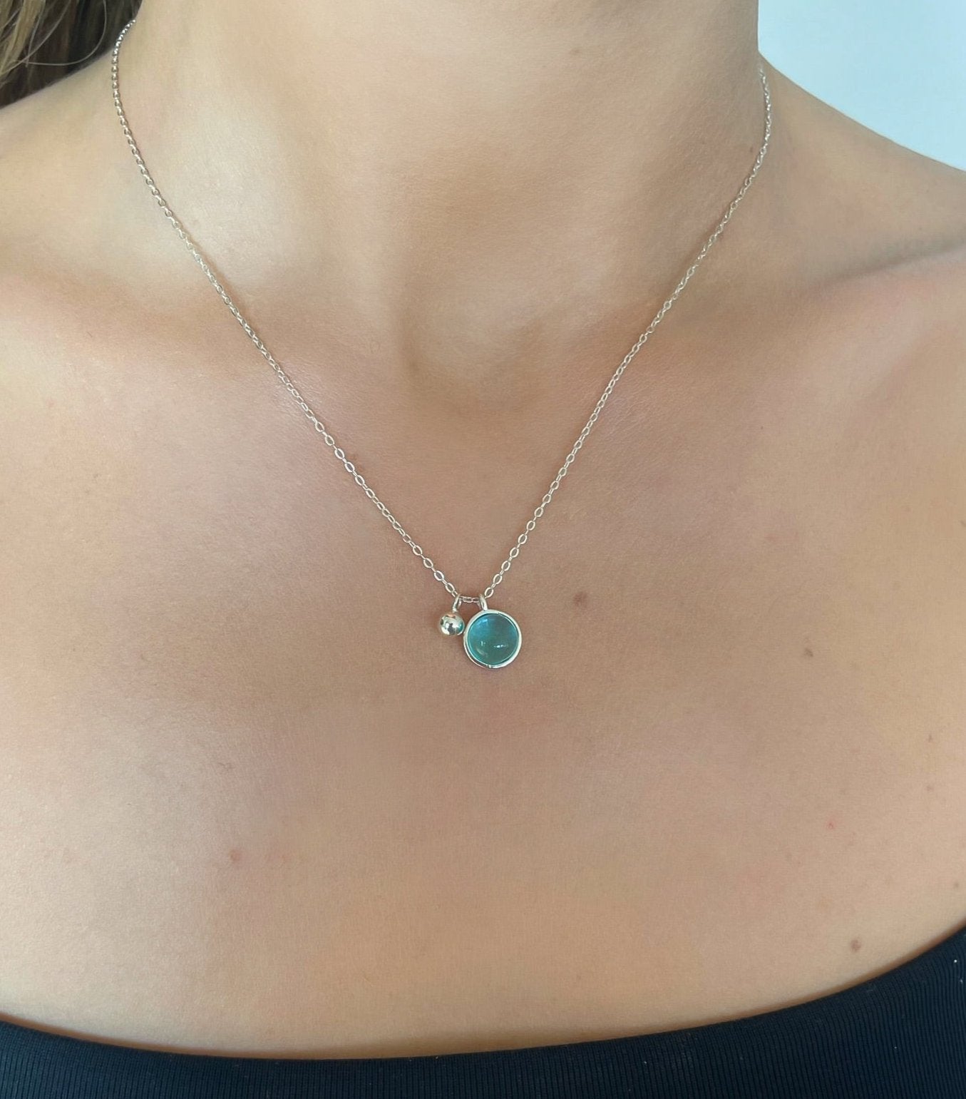 Blue Crystal Necklace