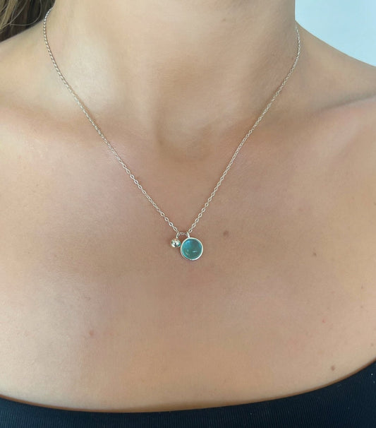 Blue Crystal Necklace