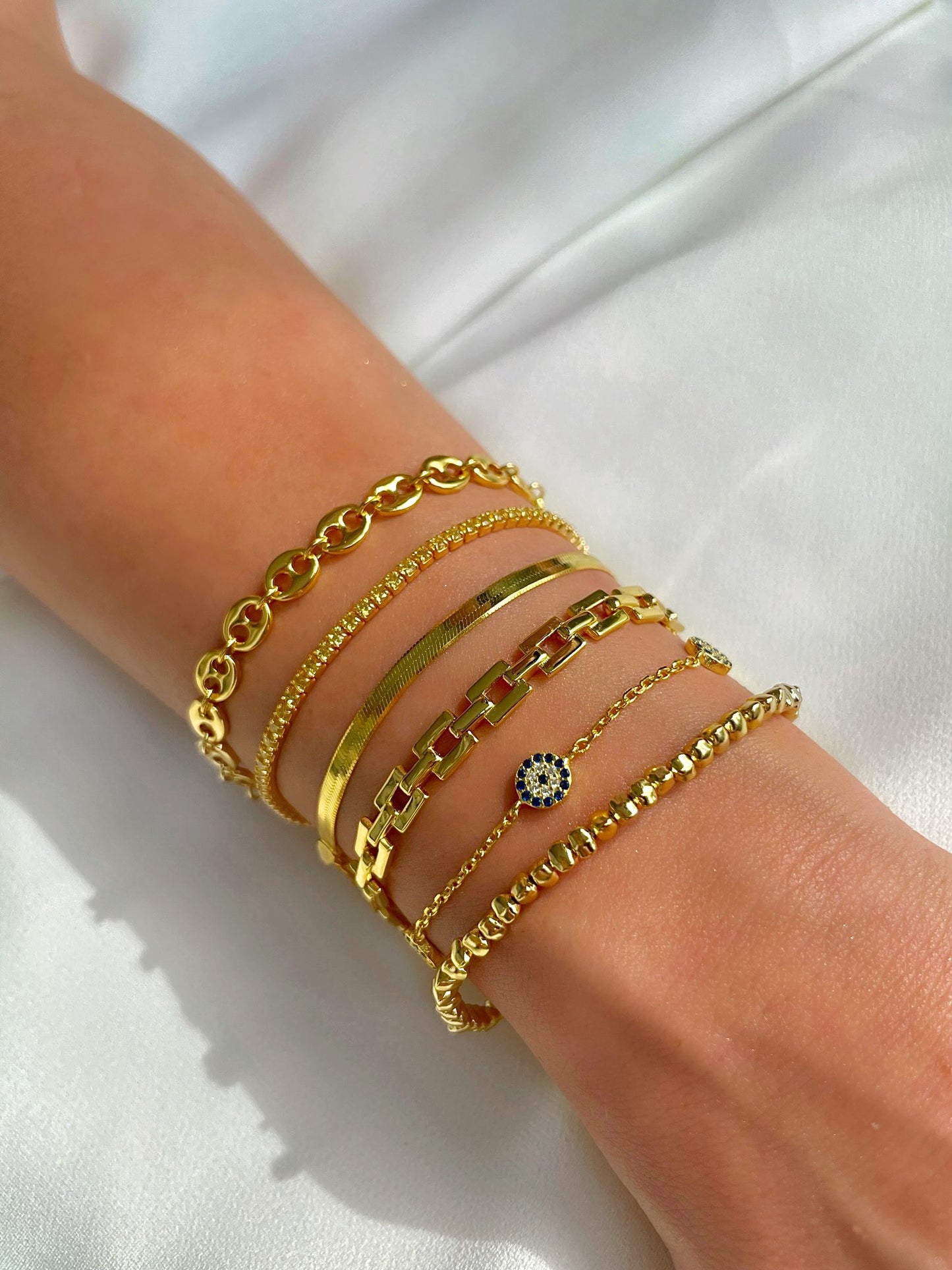 Santorini Bracelet Stack